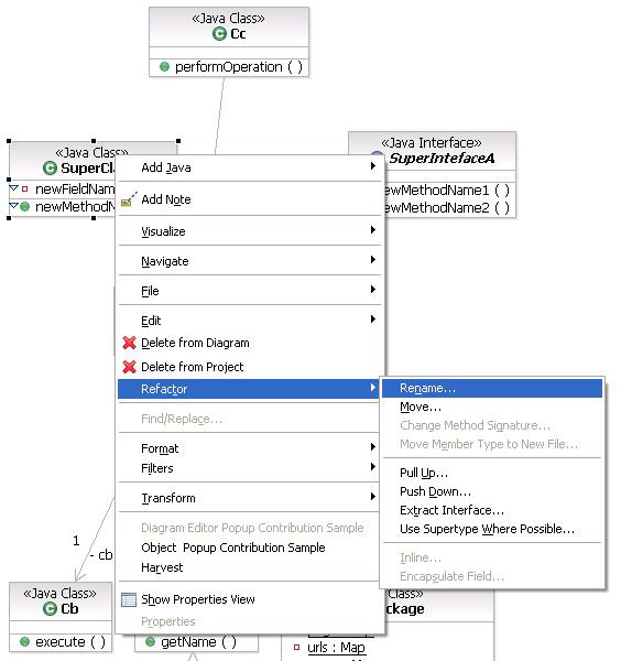 Refactor menu