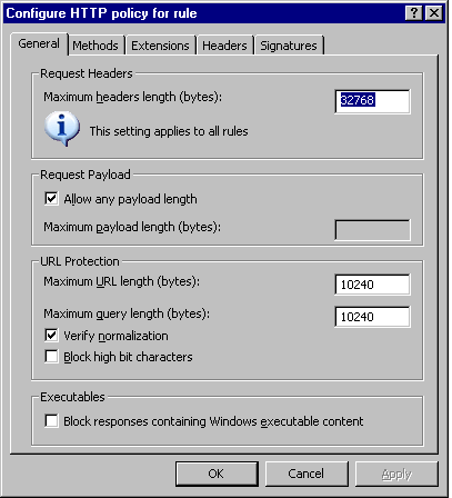 ISA Server 2004 中的HTTP筛选（上）