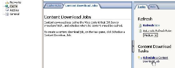 配置ISA Server 2004的内容下载作业（图四）