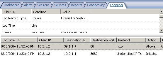 教你查看ISA Server 2004中的日志（图七）