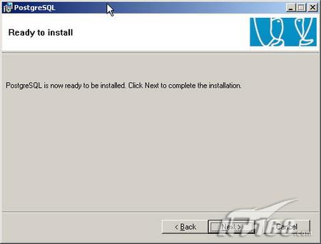 Windows下PostgreSQL 8.1版安装图解一（图九）