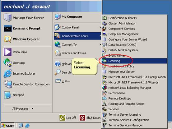 Windows2003 添加许可证（图四）