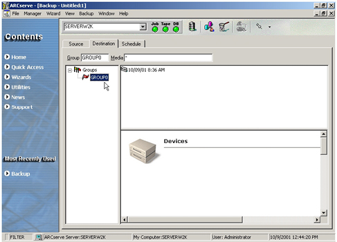 Running backup in ARCserve 2000 for Win NT & 2000（图五）