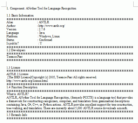 采用POI和ANTLR提取WORD文档数据（图二）