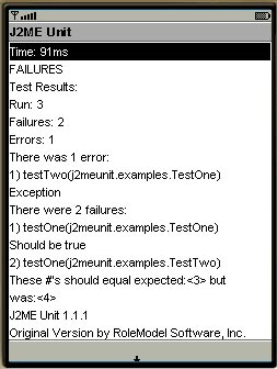 J2ME工具:使用j2meunit进行游戏测试（图四）