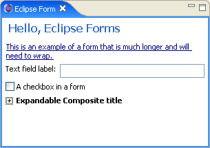 Eclipse Forms设计漂亮UI之高级组件（图一）