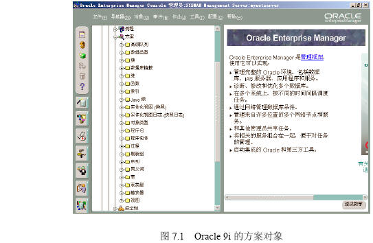 Oracle 9i的方案对象