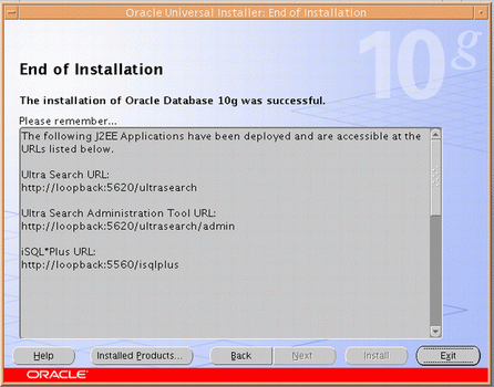 Oracle10g for AIX5L安装过程（图十三）