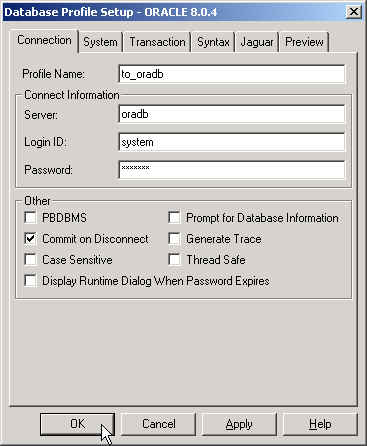 PB7 连接 Oracle 的配置方法（图三）