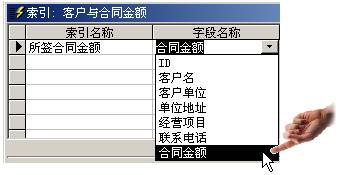 中文Access2000速成教程--1.7 创建索引