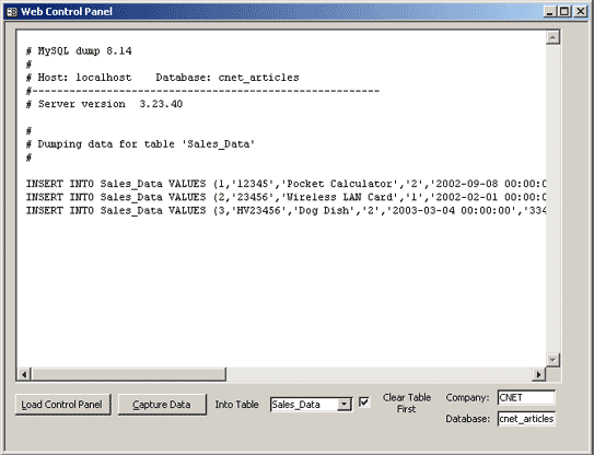 通过Access从Web获取MySQL数据（图四）