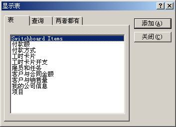 中文Access2000速成教程--1.8定义表之间的关系

（图三）