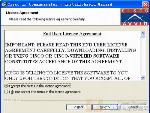 Cisco IP Communicator1.1.5安装（图二）