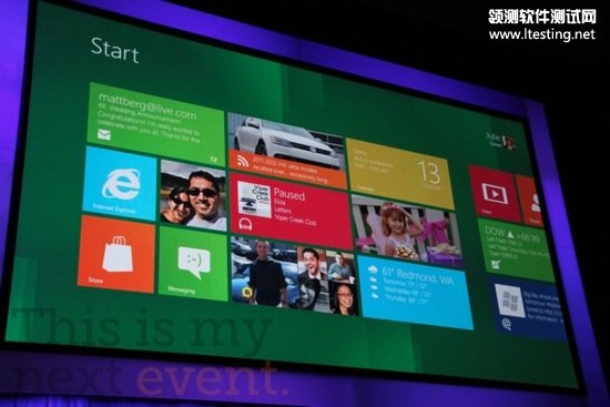 Windows 8采用Metro UI