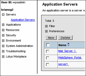 Administrative Console Ӧ÷б