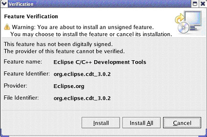 װ Eclipse C/C++ Development Tools 