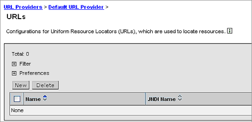 ͼ 3Application Server ҳʾ Default URL Provider 