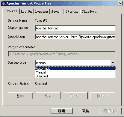 ͼ Tomcat 5.0.28 װʼǣͼߣ