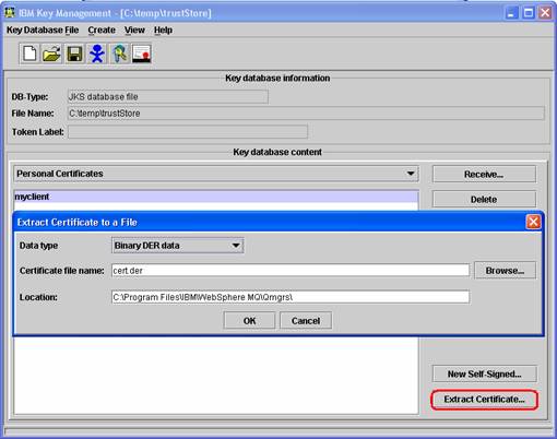 Websphere MQ Java/JMS ͻ˵ SSL ãͼ