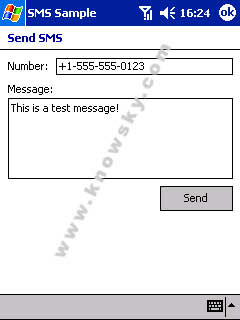Pocket PC Phone Edition SMSţͼһ