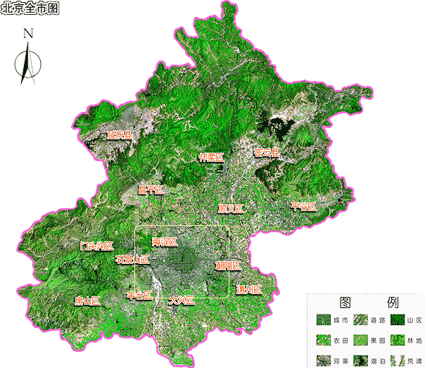 北京城區分為16個市轄區和2個縣:東城區,西城區,宣武區,房山區,崇文區