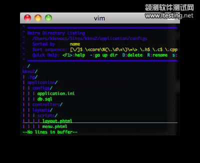 vim screenshot