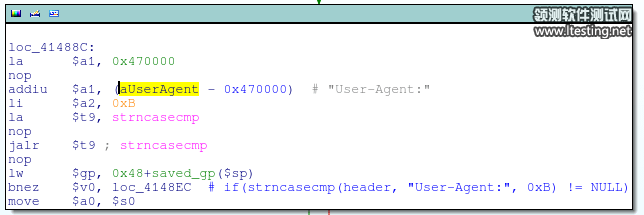 Checks for the User-Agent HTTP header