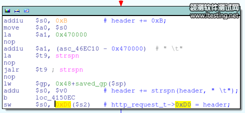 Populates http_request_t + 0xD0 with a pointer to the User-Agent header string