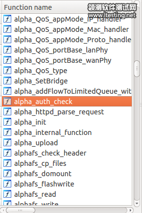 Alphanetworks' custom functions